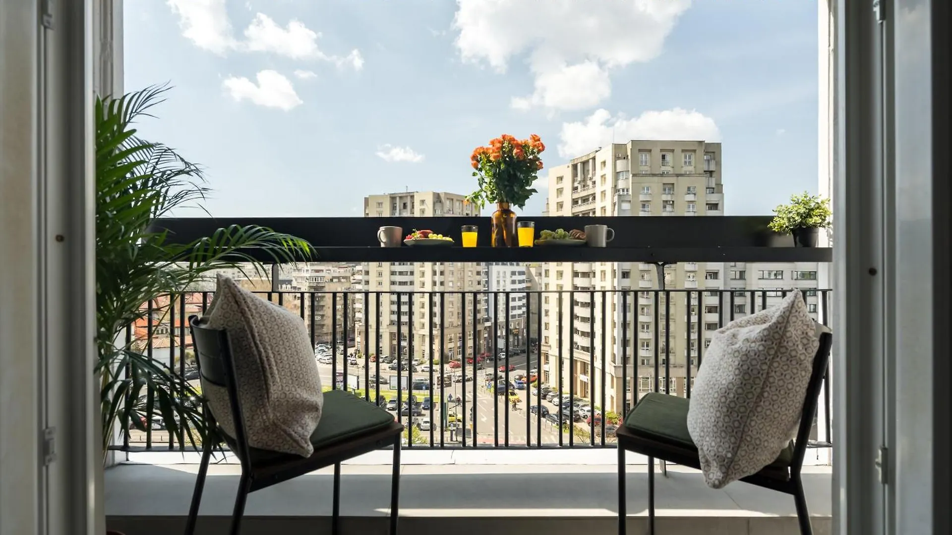 Appartement River View Studio Boekarest Roemenië