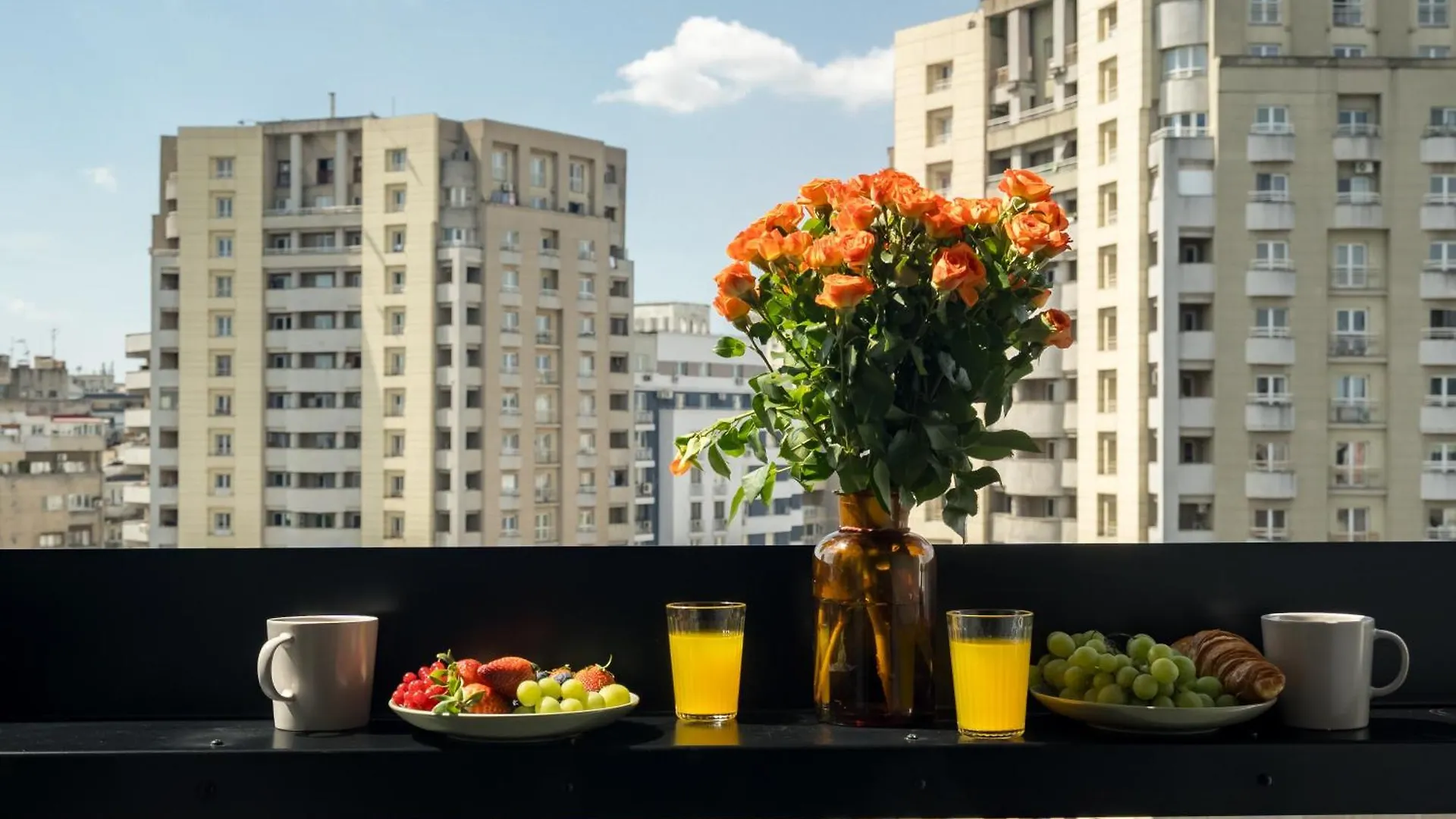 Appartement River View Studio Boekarest Roemenië